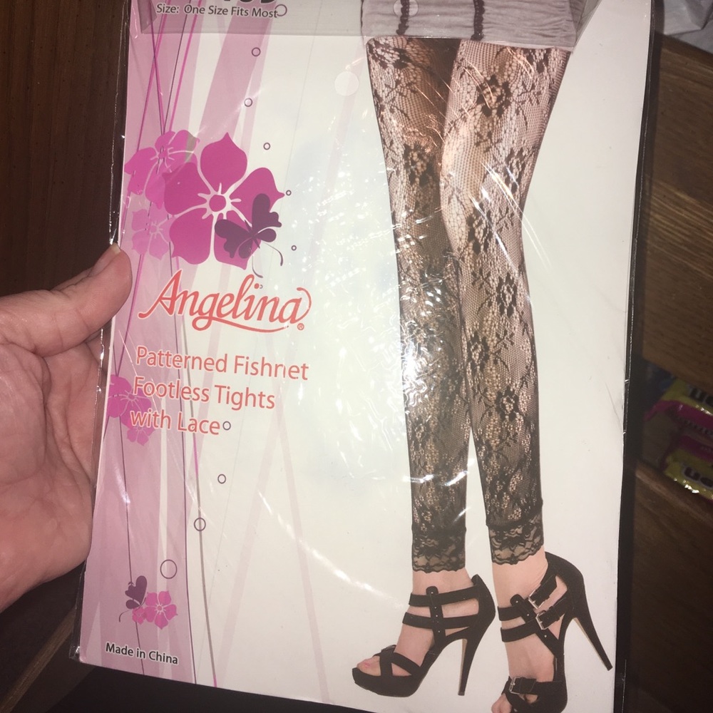 Women's Fish Net Lace tights (never opened)